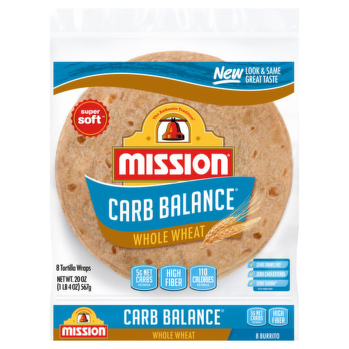 Mission Tortilla Wraps, Super Soft, Burrito