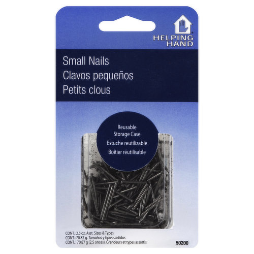 Helping Hand Small Nails, Asst. Sizes & Types