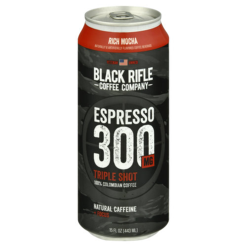 Black Rifle Coffee, 100% Columbian, Rich Mocha, Espresso