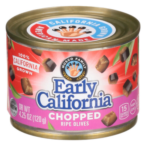 Early California Medium Pitted California Ripe Olives, 6 oz 