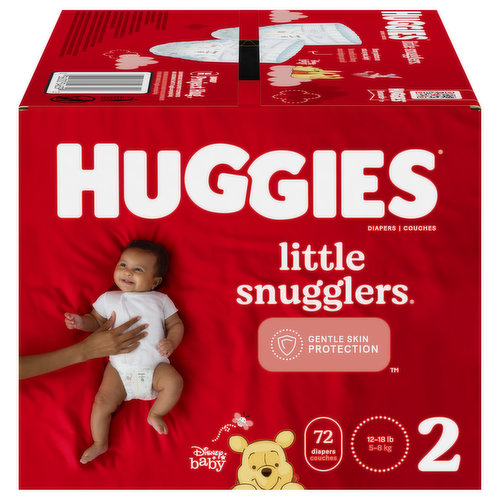 Save on Huggies Little Snugglers Size 2 Diapers 12-18 lbs Disney Baby Order  Online Delivery