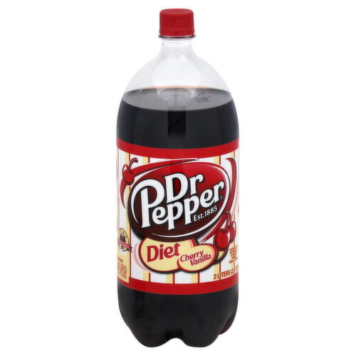 Dr Pepper Soda, Diet, Cherry Vanilla