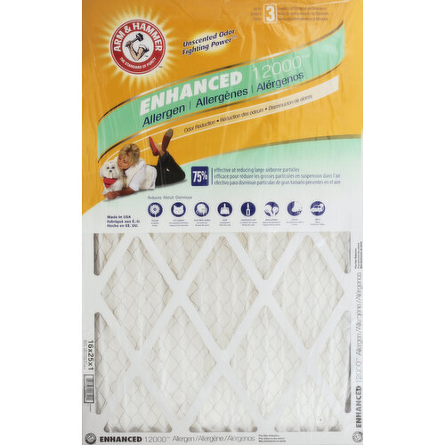 Arm & Hammer Air Filter, Allergen