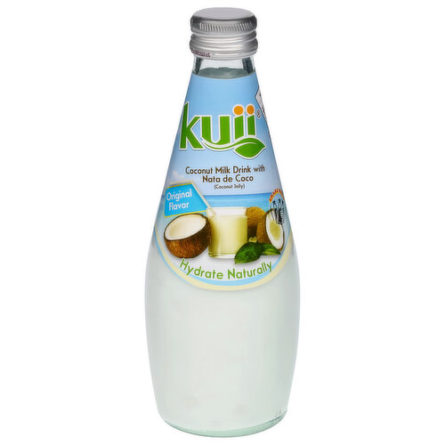 Kuii Coconut Milk Drink, with Nata de Coco, Original Flavor