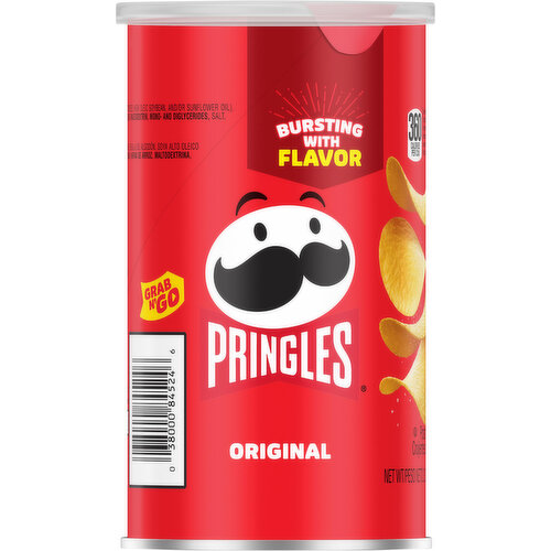 Pringles Potato Crisps, Original, Grab N' Go