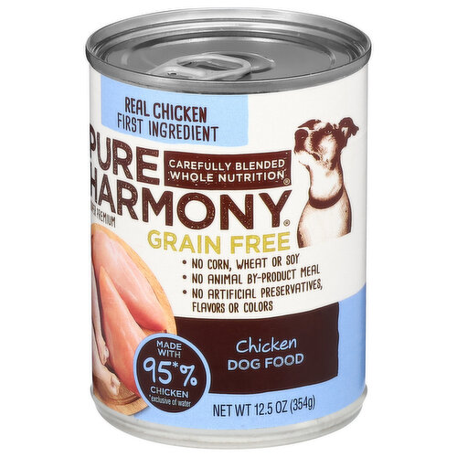 Pure Harmony Dog Food, Chicken, Super Premium