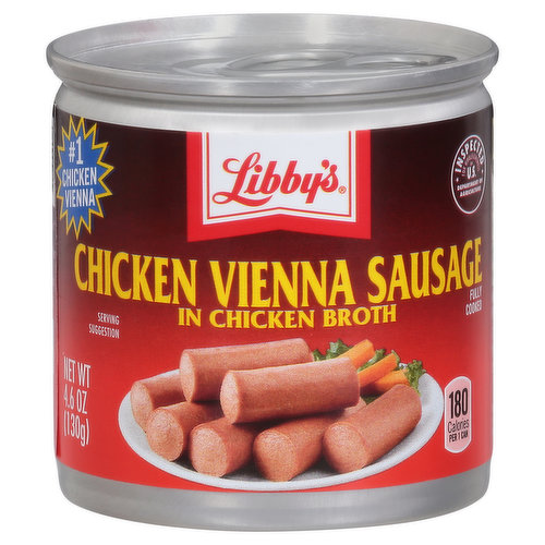No. 1 chicken Vienna. Fully cooked.