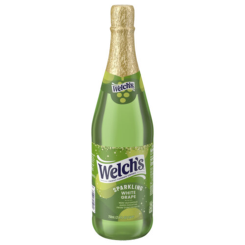 Welch's Juice Cocktail, Sparkling, White Grape, Non-Alcoholic