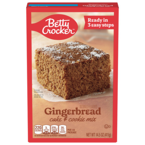 Betty Crocker Cake & Cookie Mix, Gingerbread