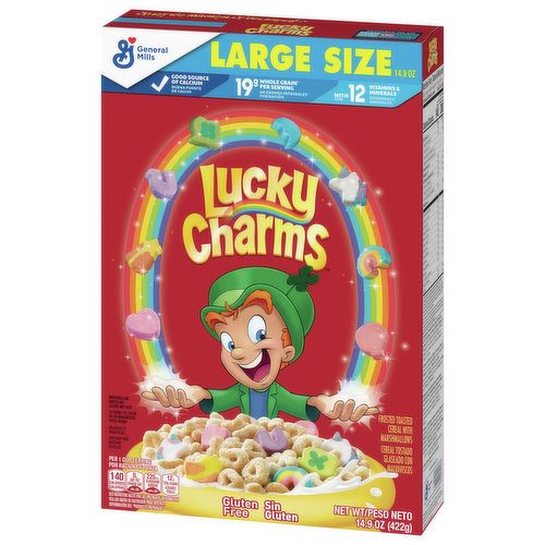 Lucky Charms Cereal, Large Size - Super 1 Foods