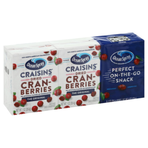 Sweetened dried cranberries. No artificial flavors. No preservatives. 100% North American cranberries. Refined sunflower oil is used as a processing aid. Farmer owned. how2recycle.info.