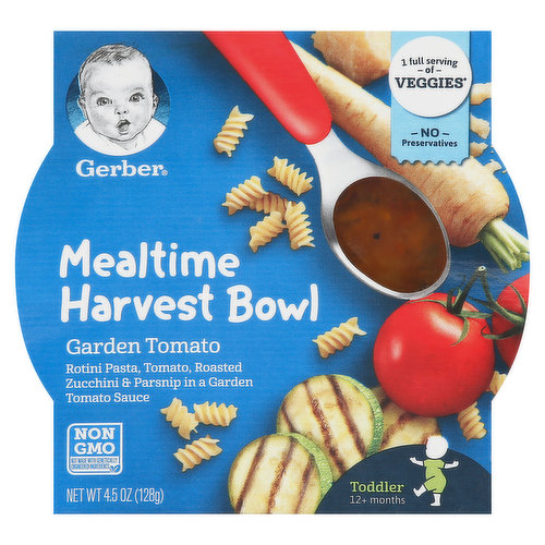 Mealtime Harvest Bowl, Garden Tomato, 12+ Months