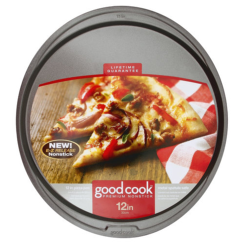 Good Cook Pizza Pan, 12 in