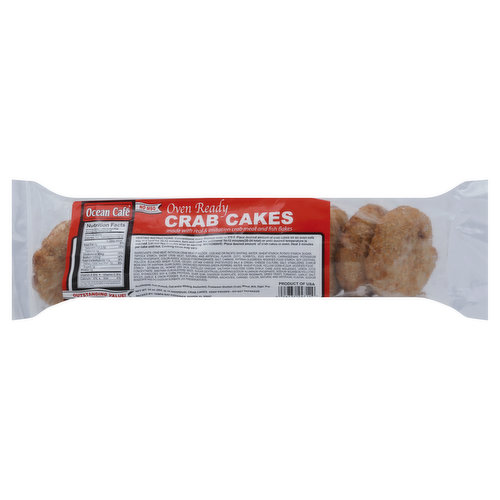 10 individual crab cakes. Made with real & imitation crab meat and fish flakes. No MSG. Oven ready. Outstanding value! Product of USA.