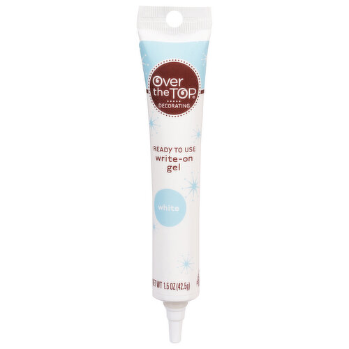 Over the Top Write-On Gel, White