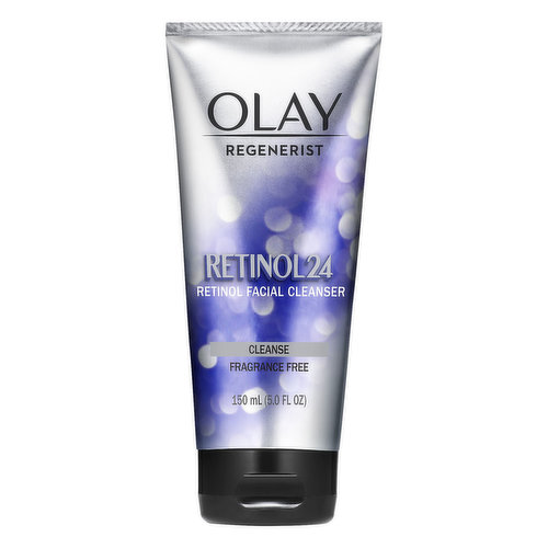 Olay Facial Cleanser, Retinol 24, Cleanse