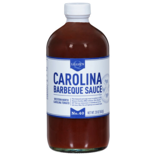 Lillie's Q Barbeque Sauce, Carolina, No. 40