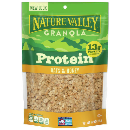 Nature Valley Granola, Oats & Honey, Protein