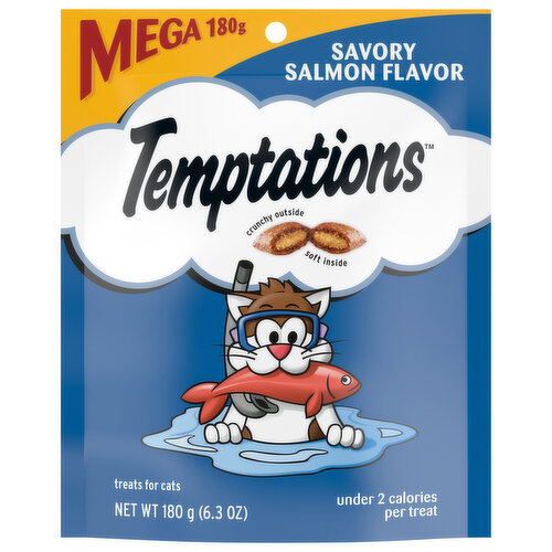 Temptations Treats for Cats, Savory Salmon Flavor