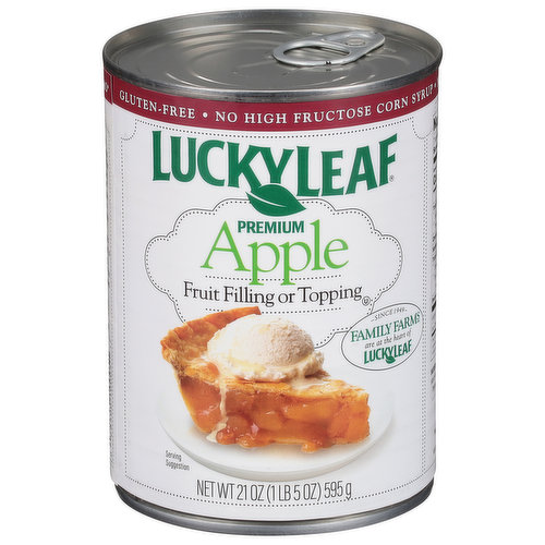 Lucky Leaf Fruit Filling or Topping, Premium, Apple