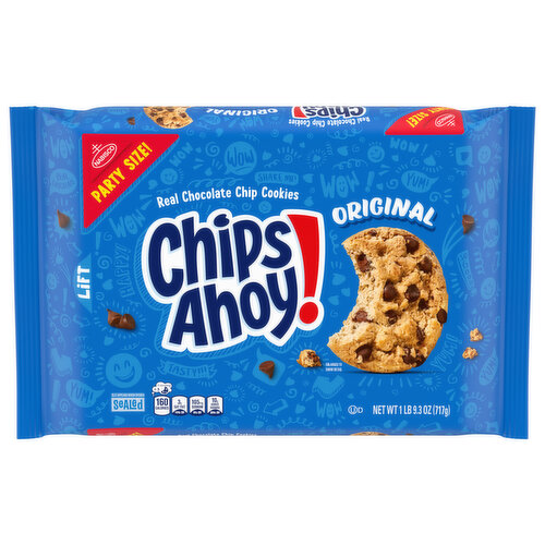 CHIPS AHOY! Original Chocolate Chip Cookies, Party Size, 25.3 oz