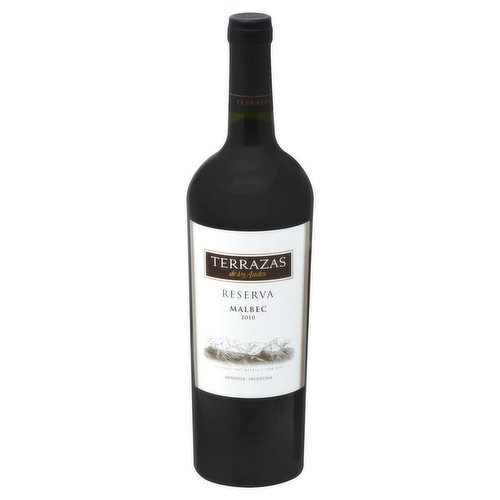 Terrazas de los Andes Malbec, Reserva, 2010