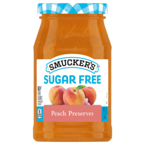 Smucker's Preserves, Sugar Free, Peach