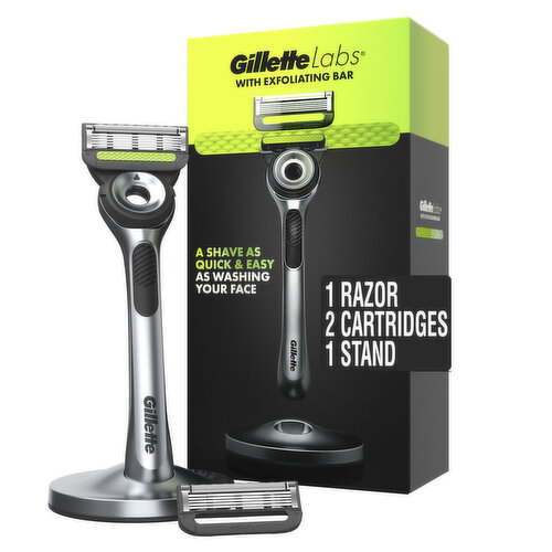 GilletteLabs Razor, With Exfoliating Bar