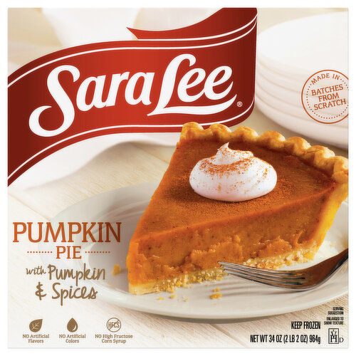 Sara Lee Pie, with Pumpkin & Spices, Pumpkin