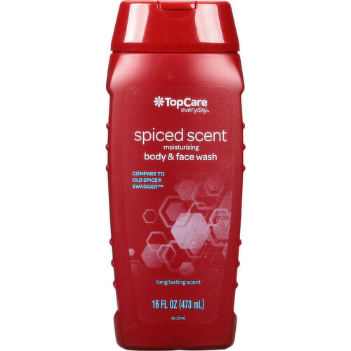 TopCare Body & Face Wash, Moisturizing, Spiced Scent