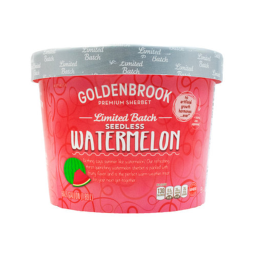 Goldenbrook Limited Batch Seedless Watermelon Ice Cream