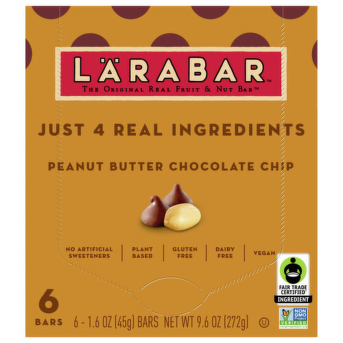 Larabar Bars, Peanut Butter Chocolate Chip