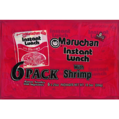 Maruchan Ramen Noodles, with Vegetables, with Shrimp