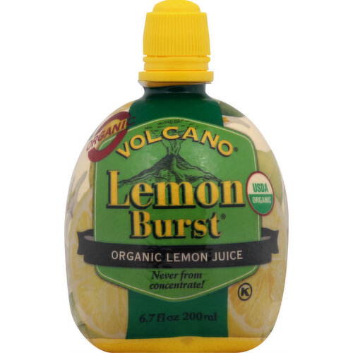 Volcano Juice, Organic, Lemon Burst