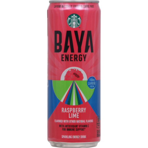 Starbucks Sparkling Energy Drink, Raspberry Lime