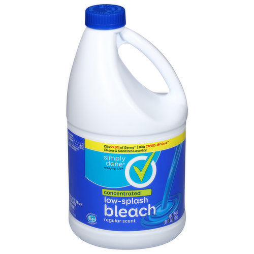 Simply Done Bleach, Concentrated, Low-Splash, Regular Scent