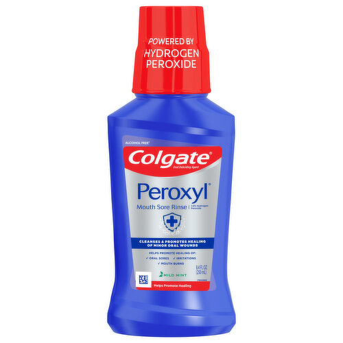 Colgate Peroxyl Mouth Sore Rinse, Mild Mint