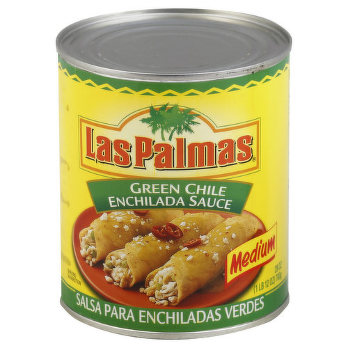 Las Palmas Enchilada Sauce, Green Chile, Medium