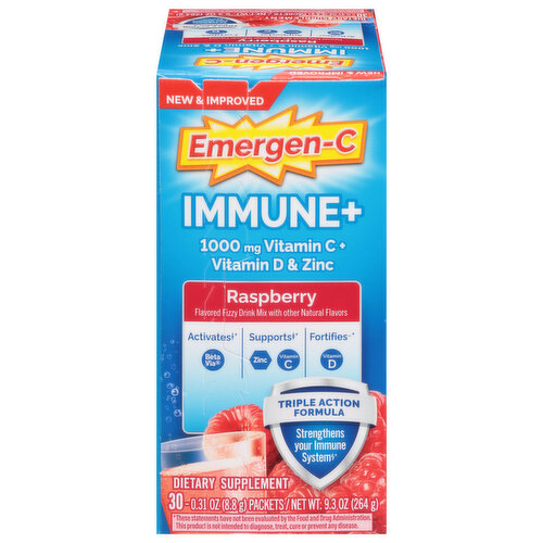 Emergen-C Immune +, Raspberry