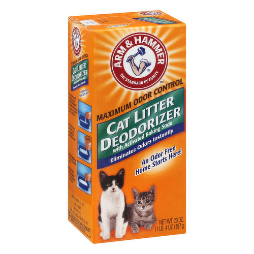 Kitty litter shop deodoriser