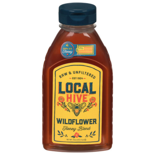 Local Hive Honey Blend, Raw & Unfiltered, Wildflower