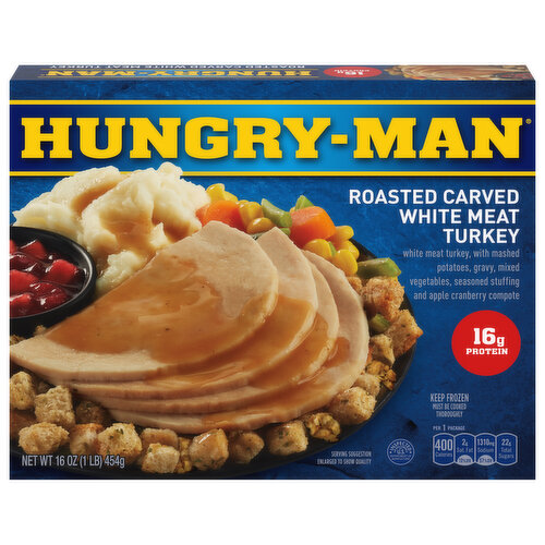 Hungry Man Roasted Carved White Meat Turkey