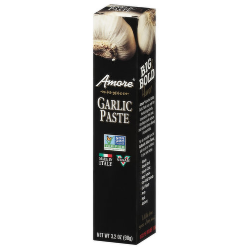 Amore Garlic Paste - Tube, 3.2 Ounce -- 12 per case.