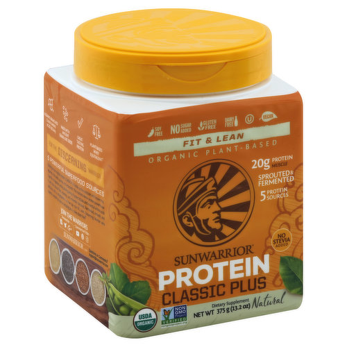 SUNWARRIOR Protein, Classic Plus, Vanilla