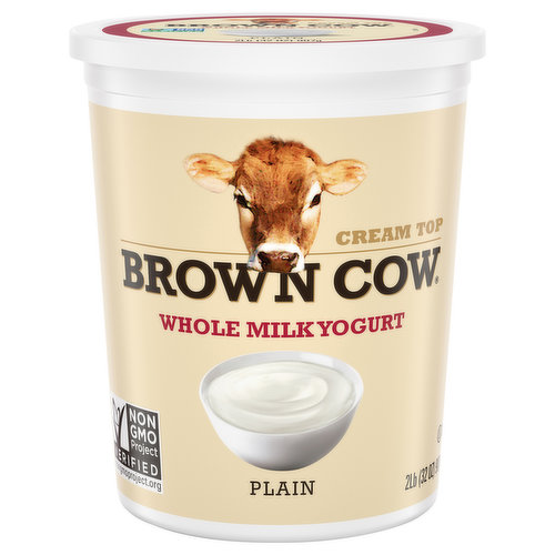 Brown Cow Whole Milk Yogurt, Plain
