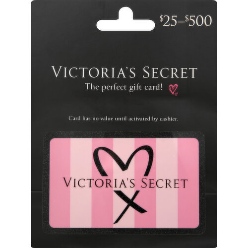 Victoria's Secret Gift Card, $25-$500