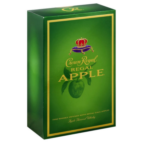 Crown Royal Whisky, Apple Flavored, Regal Apple