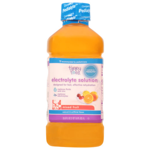 Tippy Toes Electrolyte Solution, Mixed Fruit