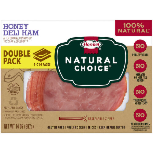 Hormel 10 grams of protein and 70 calories per serving – and only 8 100% natural ingredients (minimally processed-no artificial ingredients)