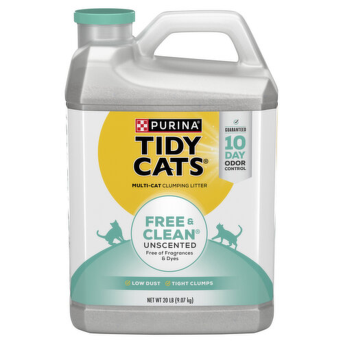 Tidy Cats Clumping Litter, Multi-Cat, Unscented